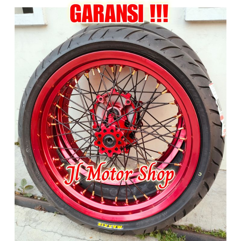 BAN VELG SUPERMOTO SUPER MOTO TWOTONE CRF 150 CRF150 L CRF150L TWOTONE PLUS BAN MAXXIS EXTRAMAAX