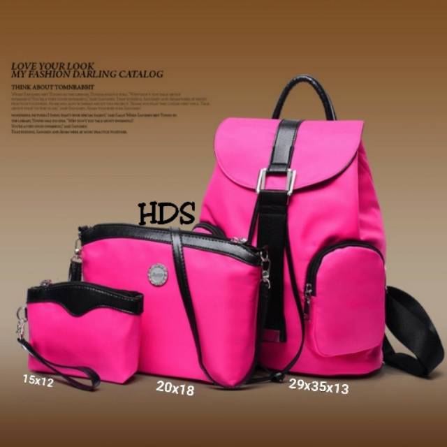 Tas Backpack Micro Satu Set 3 in 1 JOECHEBAD