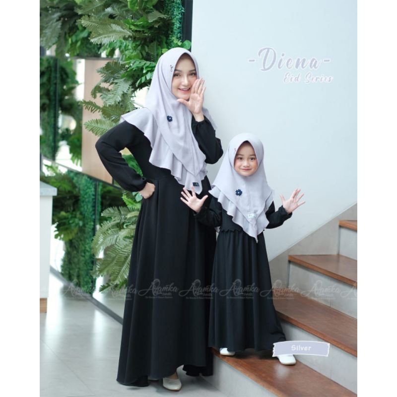 READY STOCK KHIMAR DIENNA COUPLE MOM N KIDS BY AZAMKA