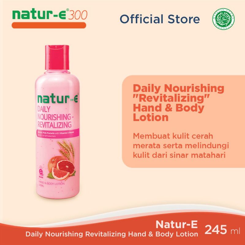 NATUR-E Daily Nourishing-Revitalizing Hand &amp; Body Lotion 245ml