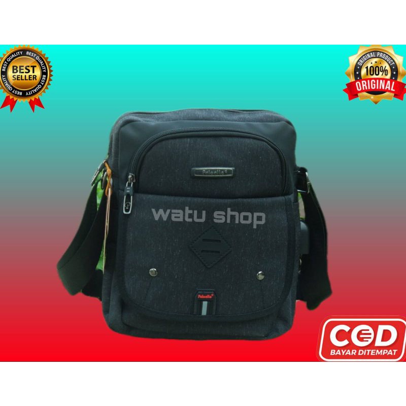 Tas selempang pria slingbag cowok slempang kerja palo alto original terlaris