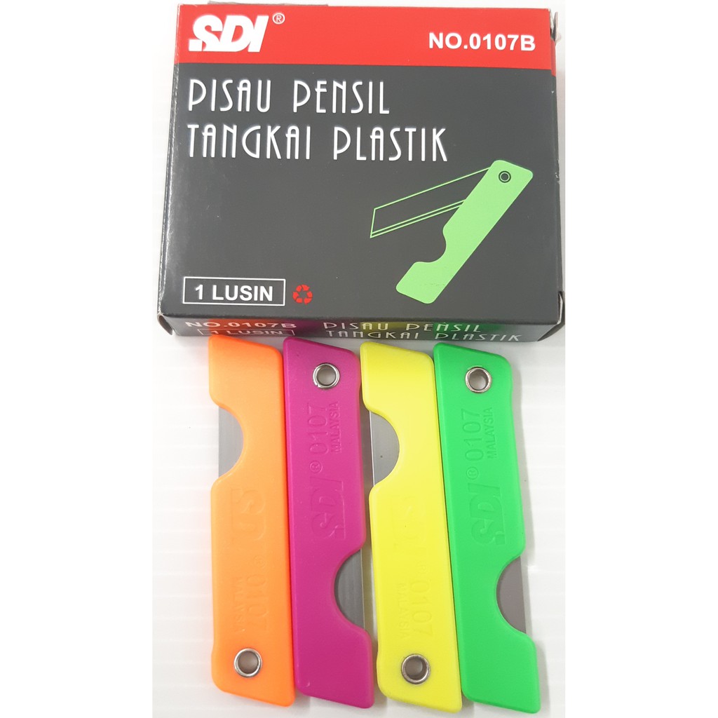 

SDI PISAU LIPAT / PENCIL KNIFE 0107B - 4 pcs