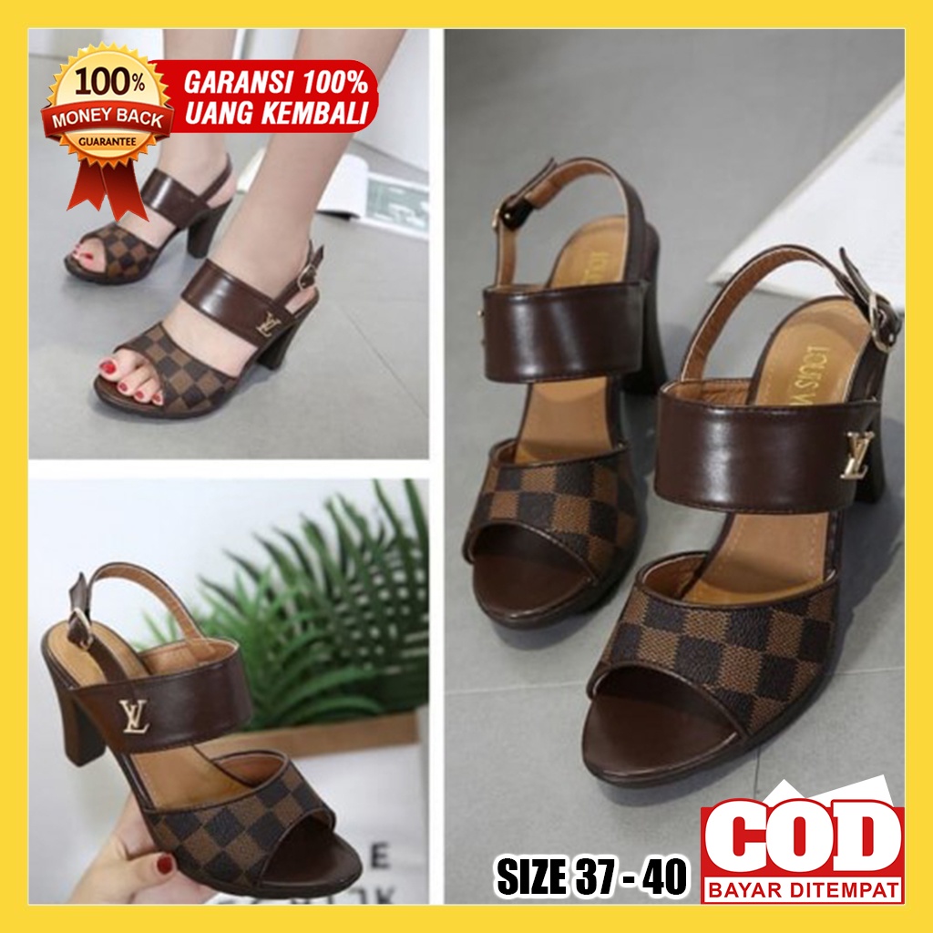 Sendal Haihils Pesta Wanita Sandal High Heels Hak Kondangan Perempuan Haihil Cewek Dewasa Kekinian T