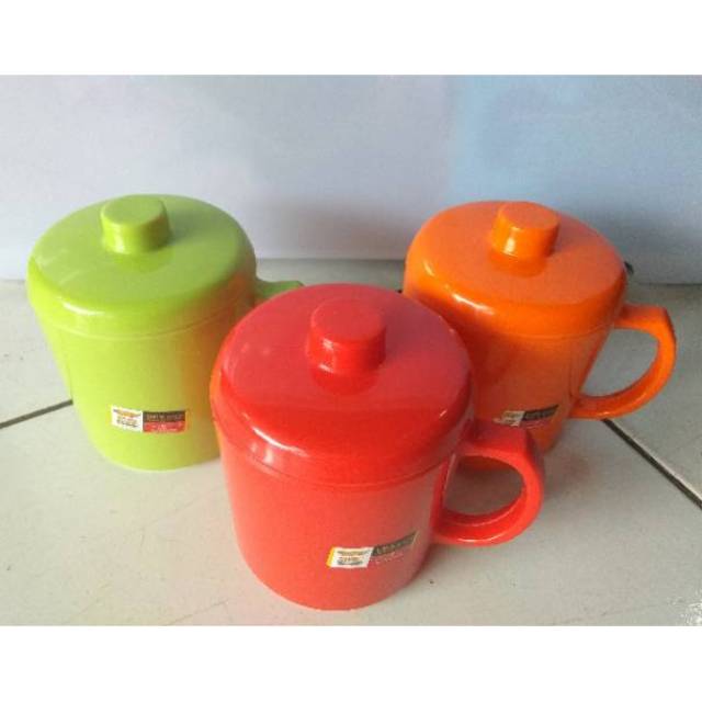 Cangkir Mug Gelas Golden Dragon Melamin