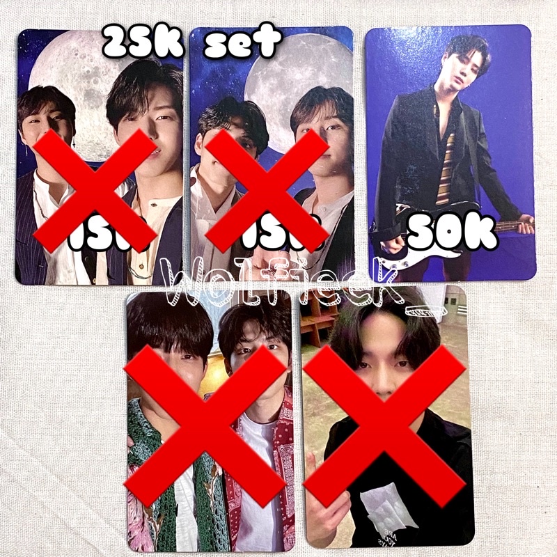 Photocard PC Youngk Dowoon Wonpil Day6 EOD Unit Remember Us Gluon RTM MMT2