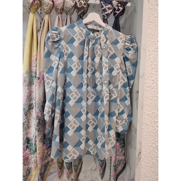 EL MAR MINORCA SHIRT N IMARA PUFF SLEEVED SHIRT BENANG JARUM M