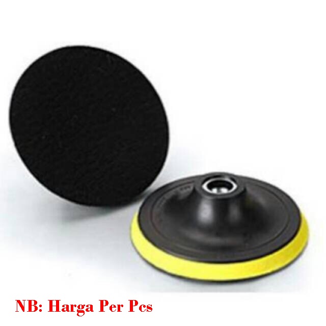 Tatakan Amplas Bulat 4Inch - Backing Pad Polisher Buffing Velcro Sanding