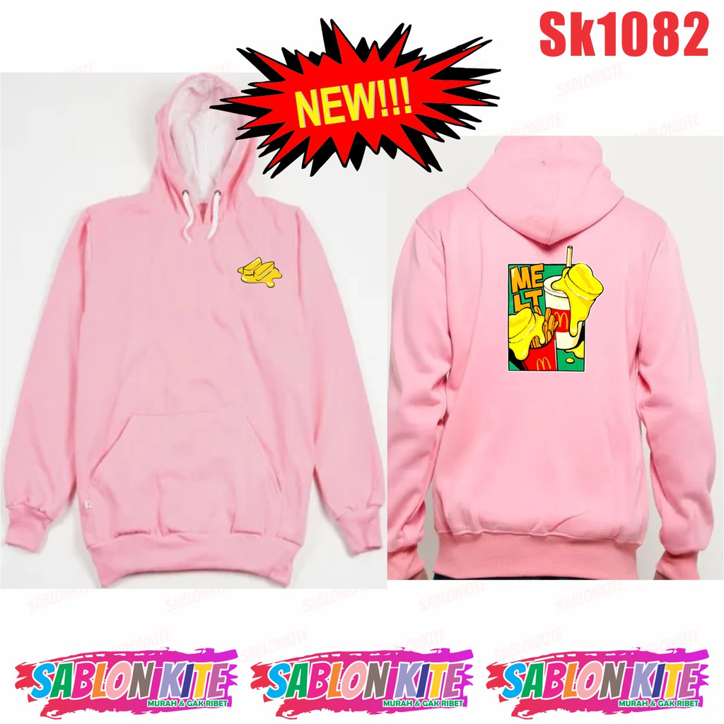 MURAH!!! HOODIE SWEATER KPOP MELT SK1082 UNISEX COMBED 30S BANYAK WARNA