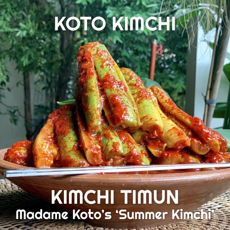 

KOTO KIMCHI TIMUN MINI (TOPLES PLASTIK) - OI-SOBAGI, MINI CUCUMBER KIMCHI