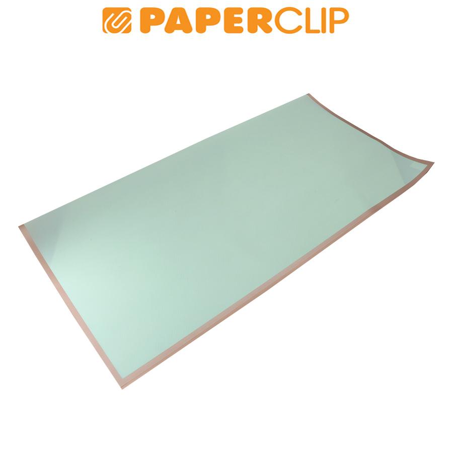

FLOWER WRAP CELLOPHANE LIGHT GREEN LIST GOLD