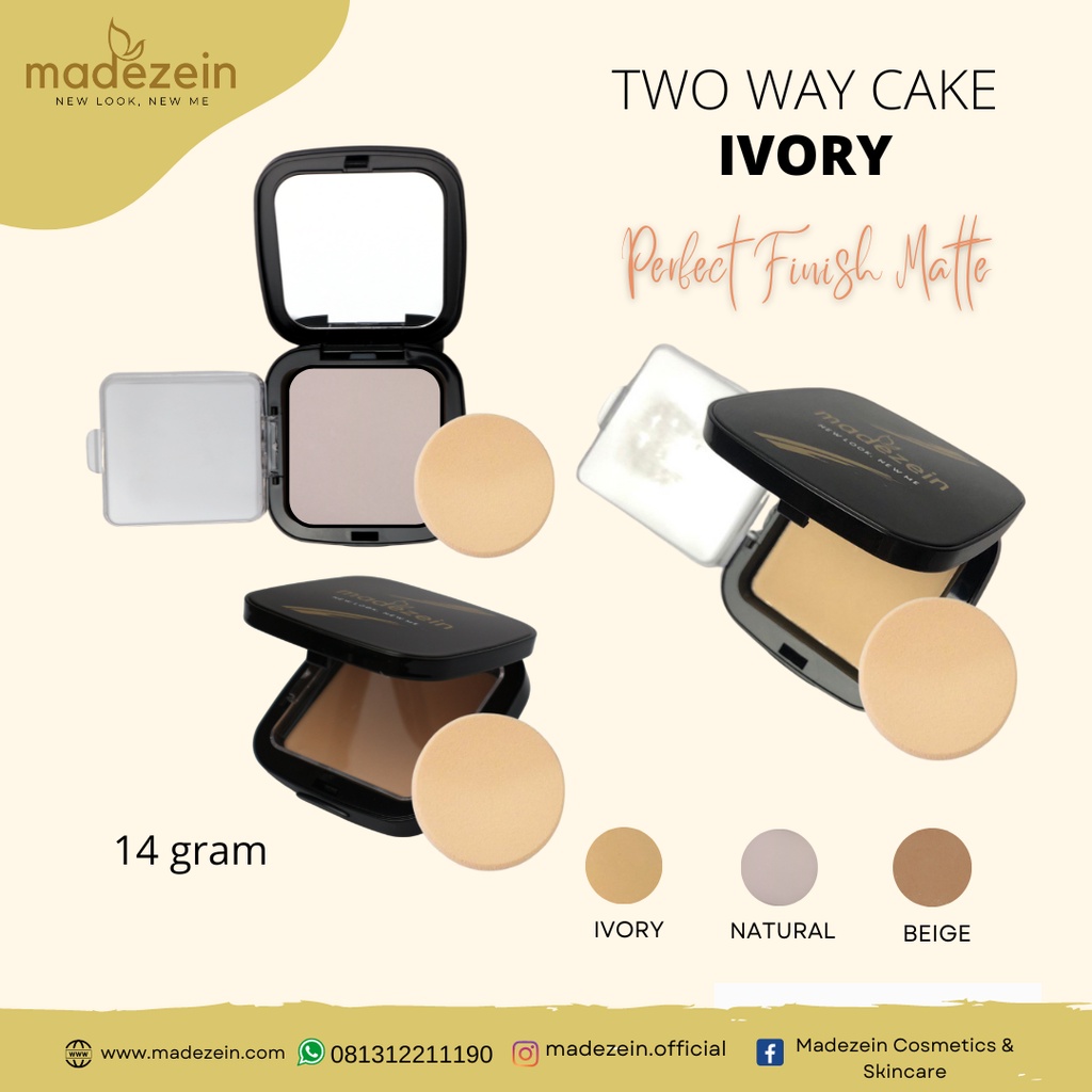 ORIGINAL SKINCARE Madezein Two Way Cake HALAL BPOM AMAN UNTUK BUSUI BUMIL JAKARTA BANDUNG SEMARANG S