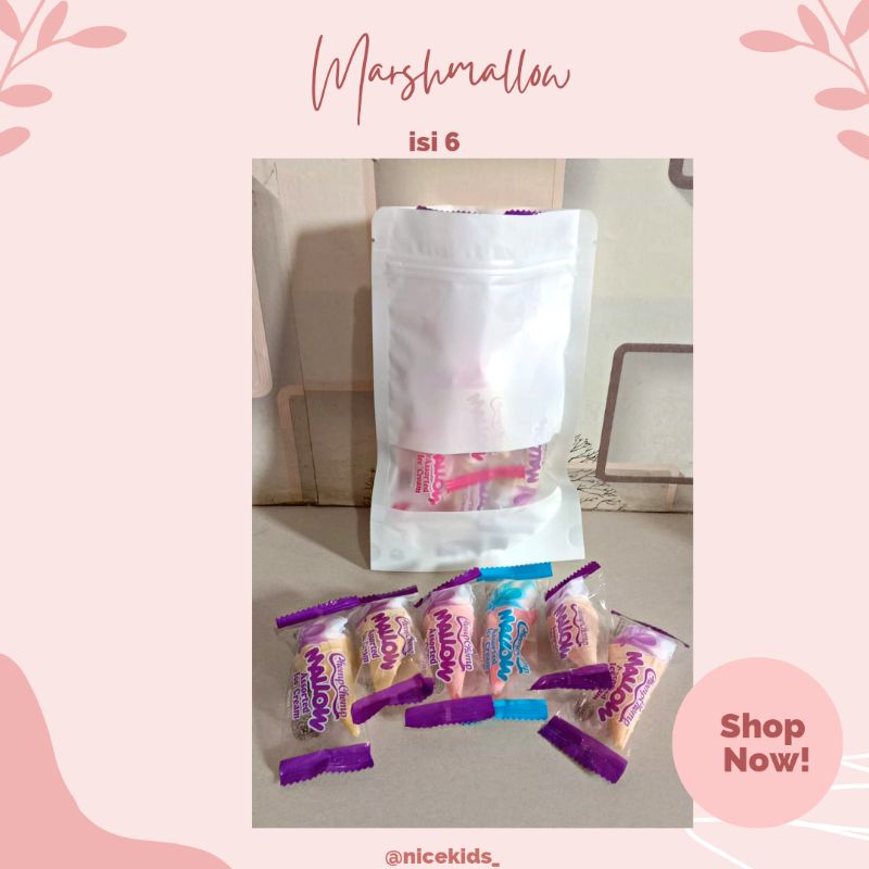 

NICE KIDS | ChompChomp Mallow Corn | Marshmallow assorted icecream | Bentuk es krim | 100% Original [ bisa cod ]
