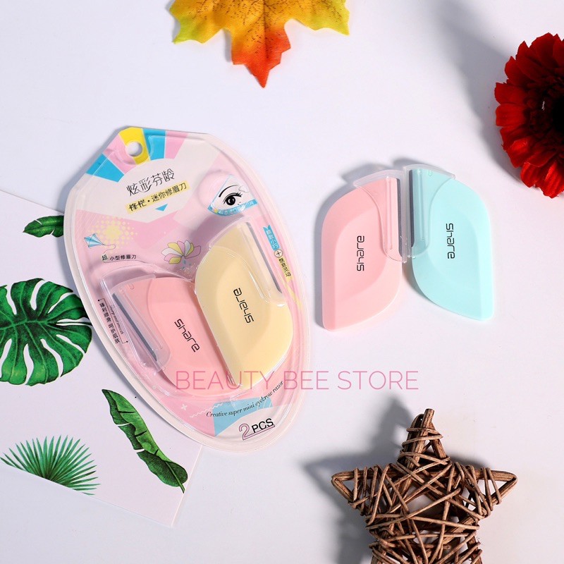 PENCUKUR ALIS / EYEBROW RAZOR / EYEBROW TRIMMER SHARE ISI 2 PCS F3162a