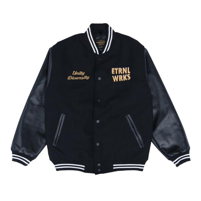 Eternalworks Black Varsity Jacket