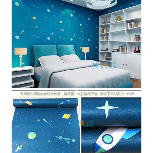 Wallpaper Dinding/ Wallpaper Sticker PLANET