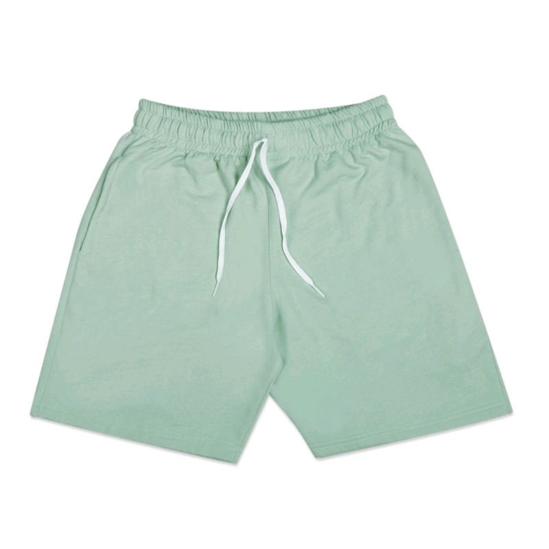 Rifle.co | Celana pendek pria wanita | boardshort hijau mint | sweatpants | Boxer |celana pendek sage muda