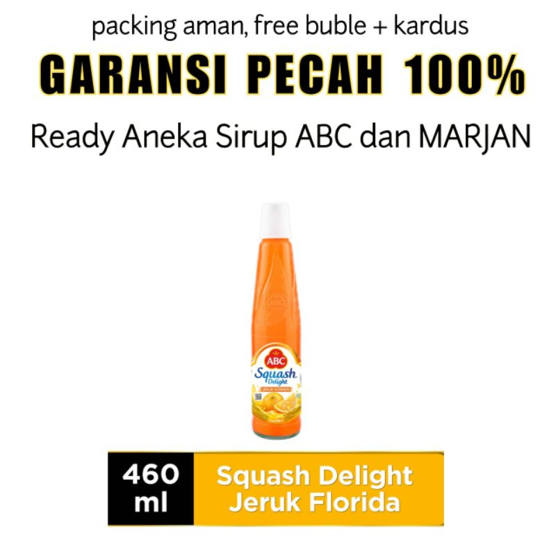 Syrup ABC squashdelight /Sirup ABC jeruk florida / sirup special / syrup murah / syrup abc orange/ p