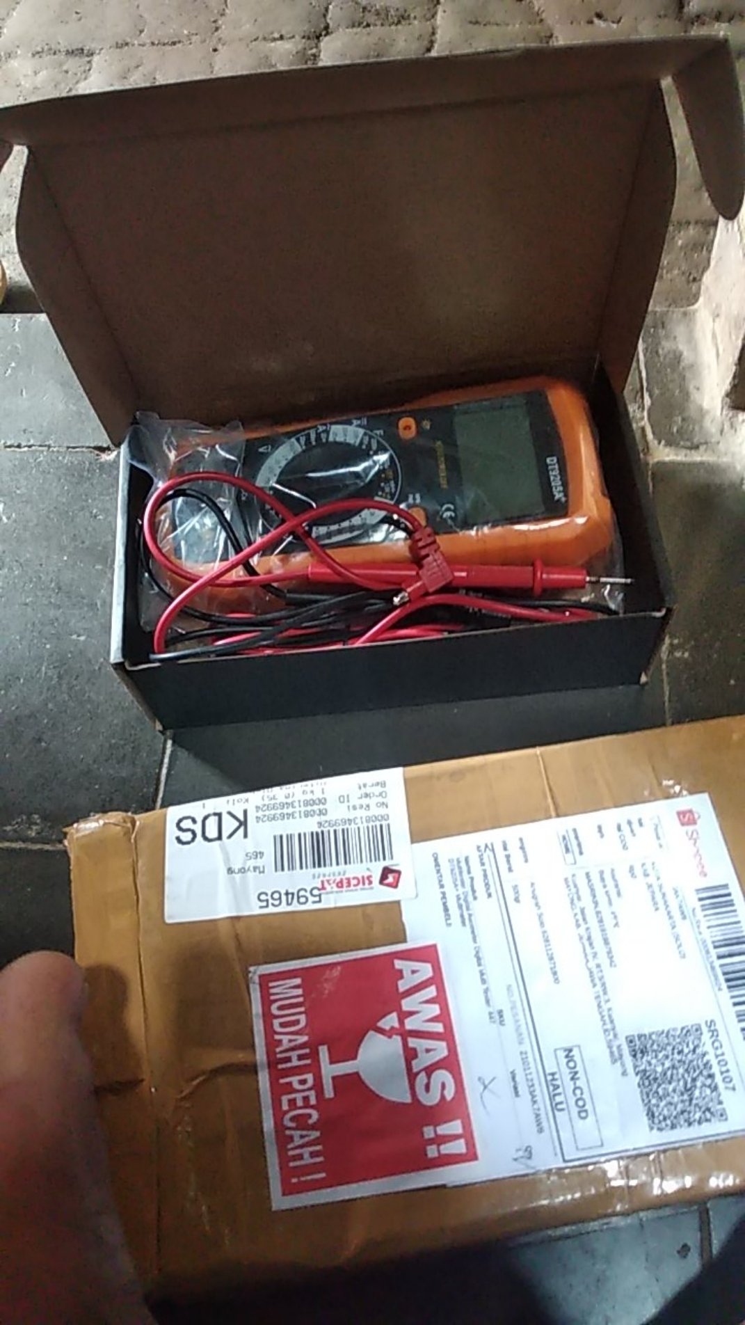 Multitester Digital Avometer Digital Multi Tester Dt9205a+ Multimeter