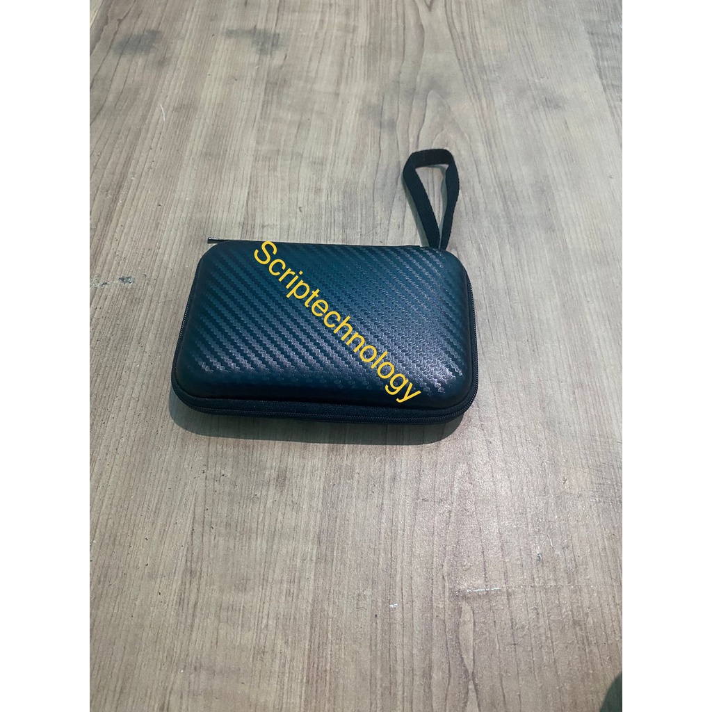 Dompet External Hardisk 2.5&quot; Motif Garis SC - Sarung Hardcase New Model