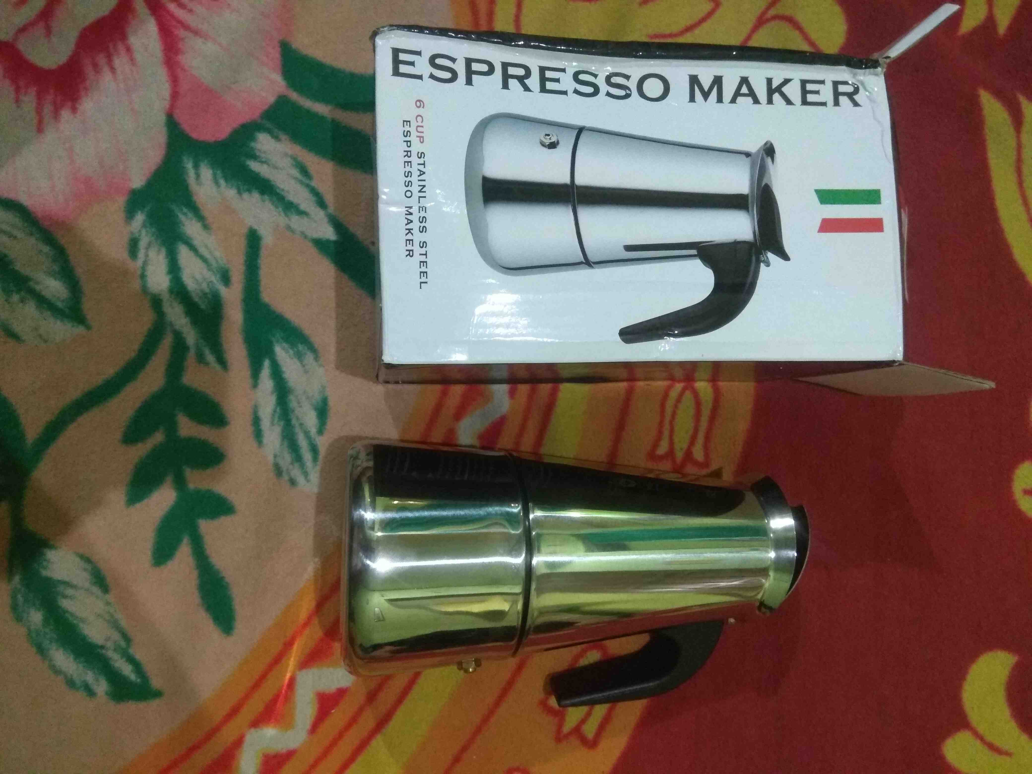 One Two Cups Espresso Coffee Maker Moka Pot Teko Filter 300ml - Z20
