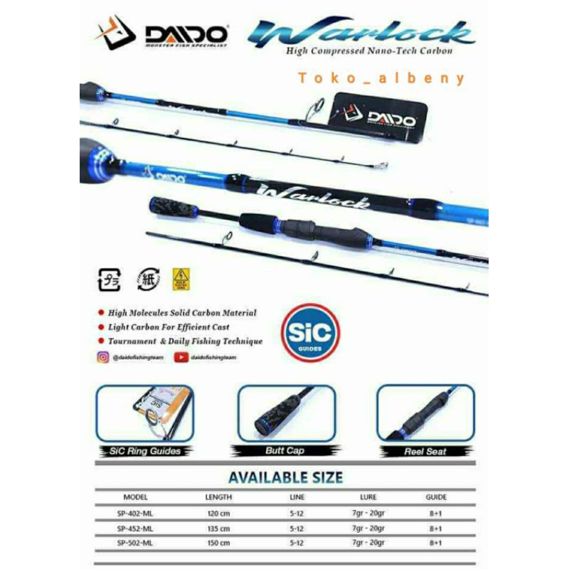 JORAN DAIDO WARLOCK POWER SOLID CARBON 6Kg