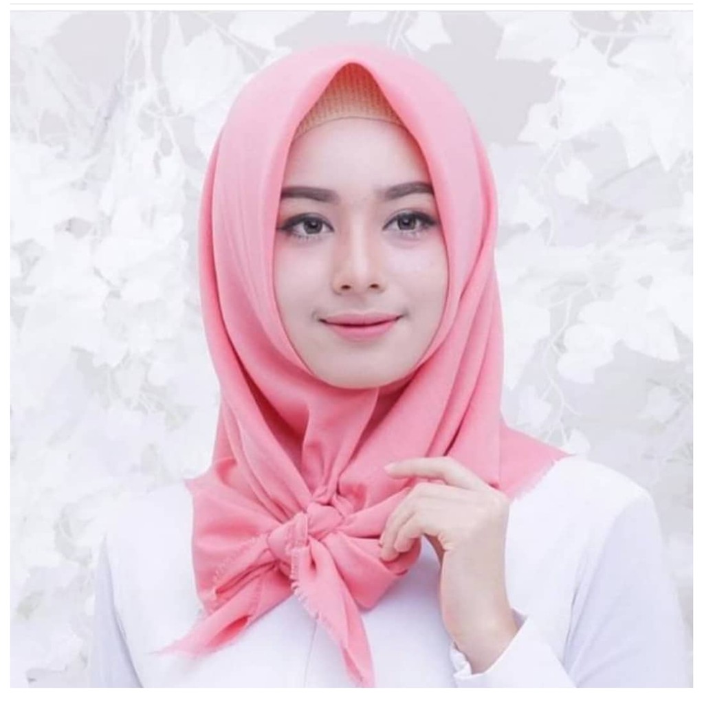 hijab segi empat saudia rawis exclusive katun premium