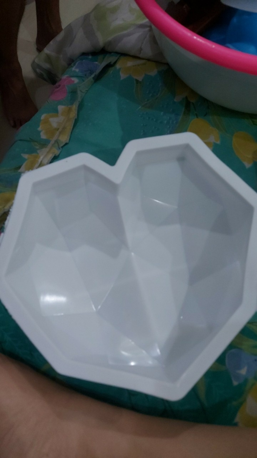 Cetakan Kue Mousse Bentuk Hati Bahan Silikon Untuk Dekorasi