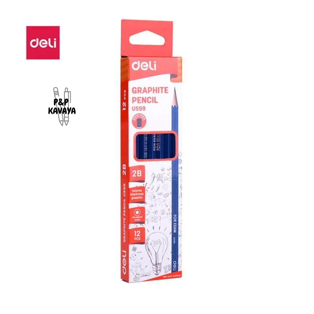 

Pensil 2B Deli Graphite 59900 Per1pcs