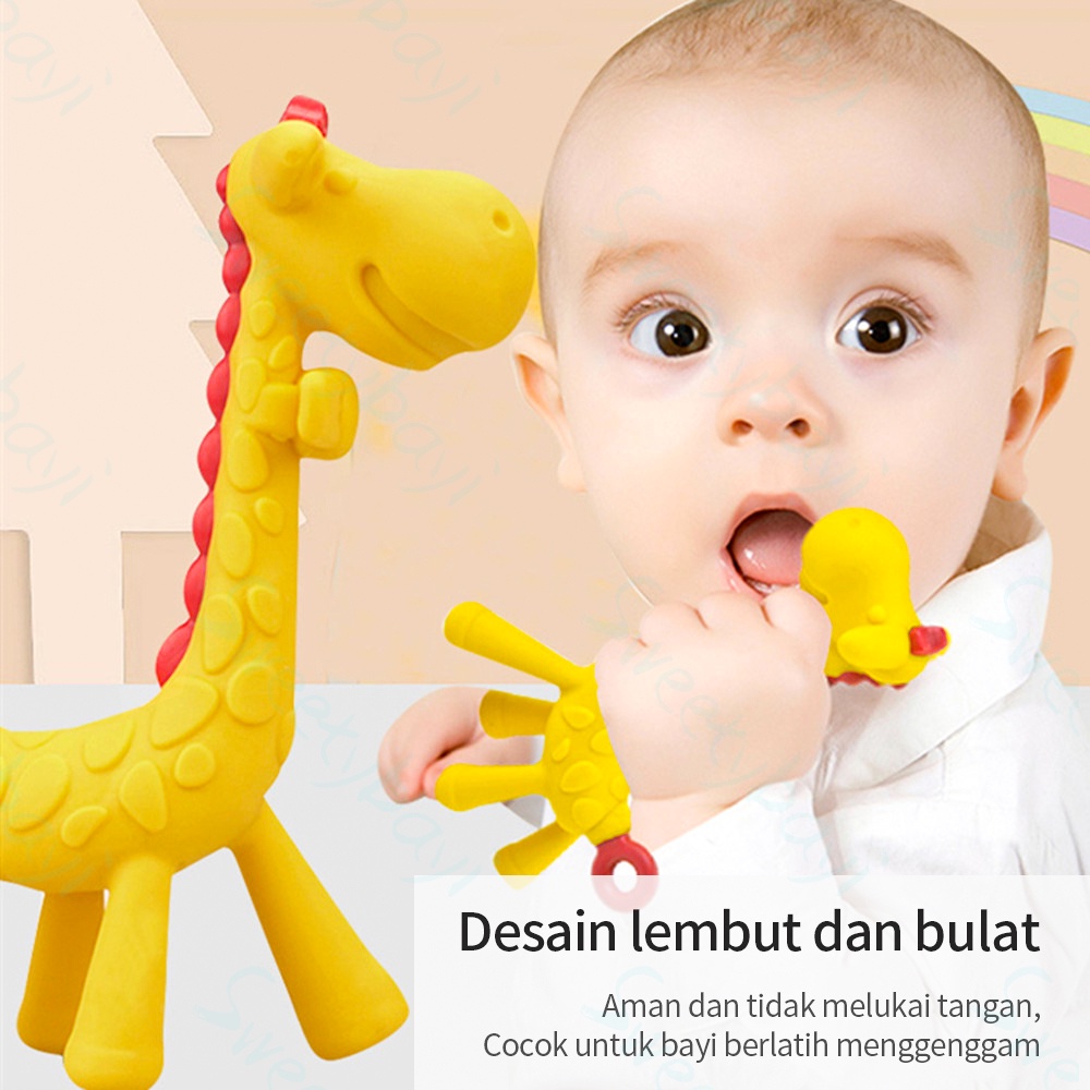 Sweetybayi Teether Jerapah / Mainan gigitan Bayi