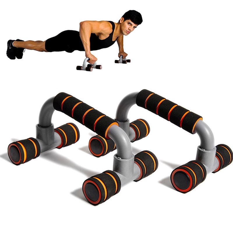 Push Up Bar, Push Up Stand, Push Up Bar U, Alat Fitness Rumah Olahraga