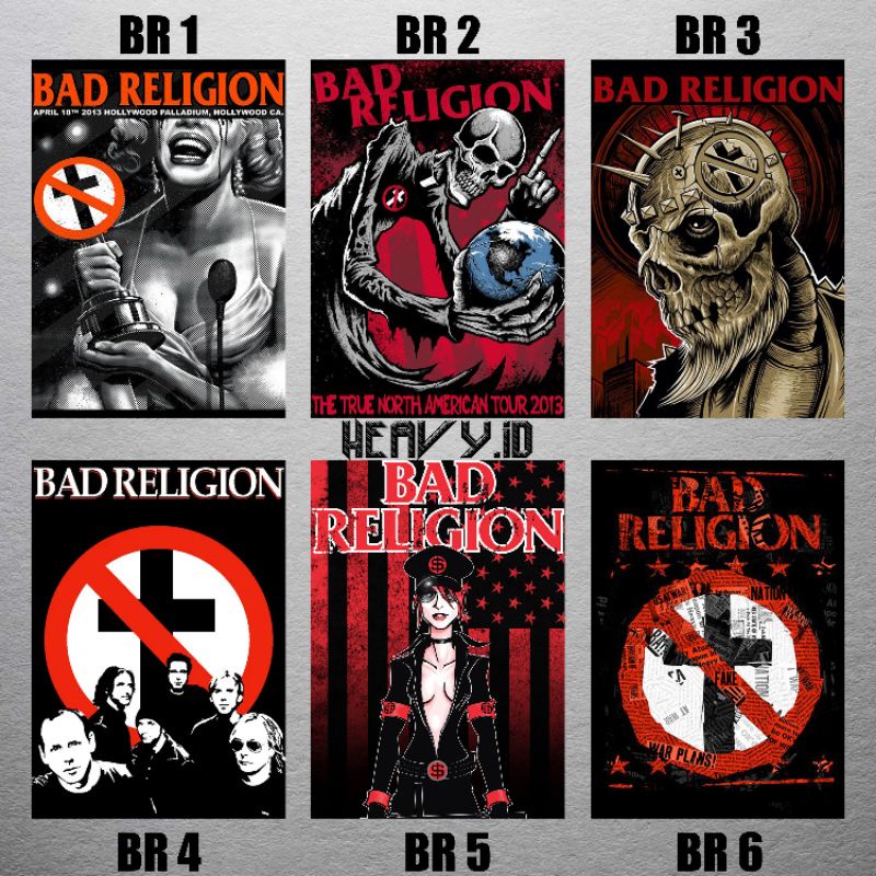 POSTER BAND A3 BAD RELIGION