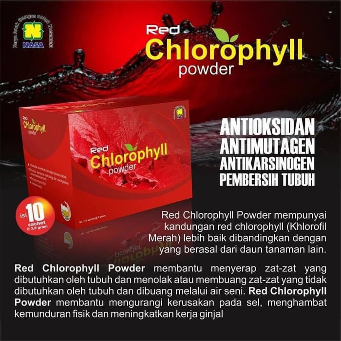 

RED CHLOROPHYLL POWDER, Minuman Serbuk Anti Kanker Terbaik