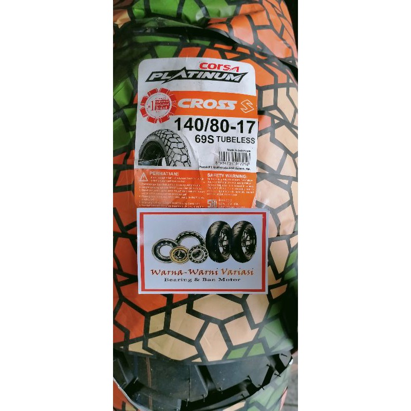 Ban Motor CORSA CROSS S 140 / 80 ring 17