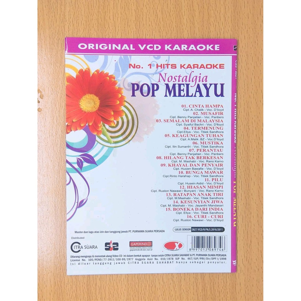 Terlaris Kaset Vcd Asli Original Lagu Pop Melayu Karaoke Shopee Indonesia Waaaaaw film jadul no sensor. terlaris kaset vcd asli original lagu pop melayu karaoke