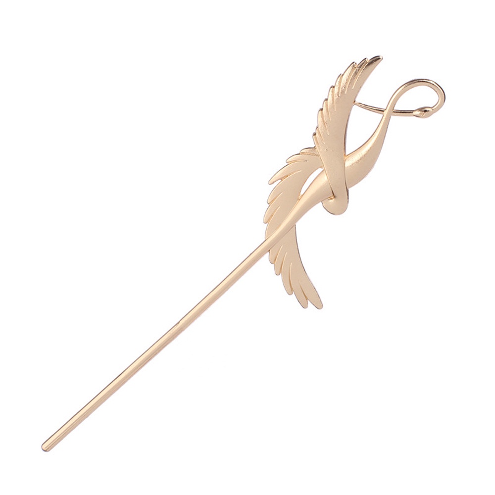 Needway  Chinese Hair Stick Hair Jewelry Hair Fork Hairpin Women Bridal Fashion Ornaments Feather Girls Bird