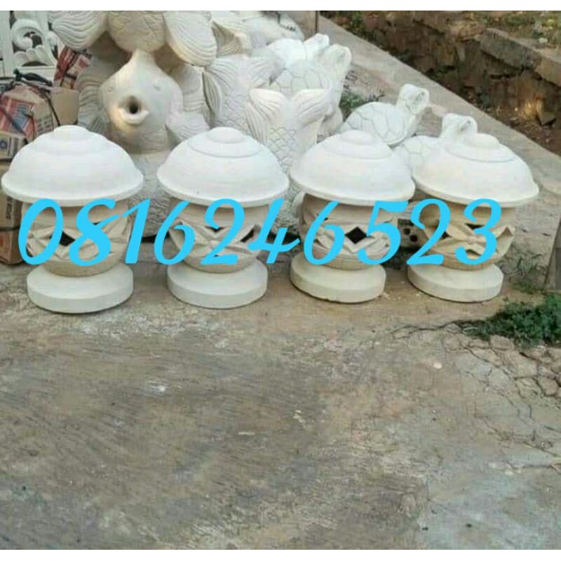 LAMPION BATU ALAM PAGAR