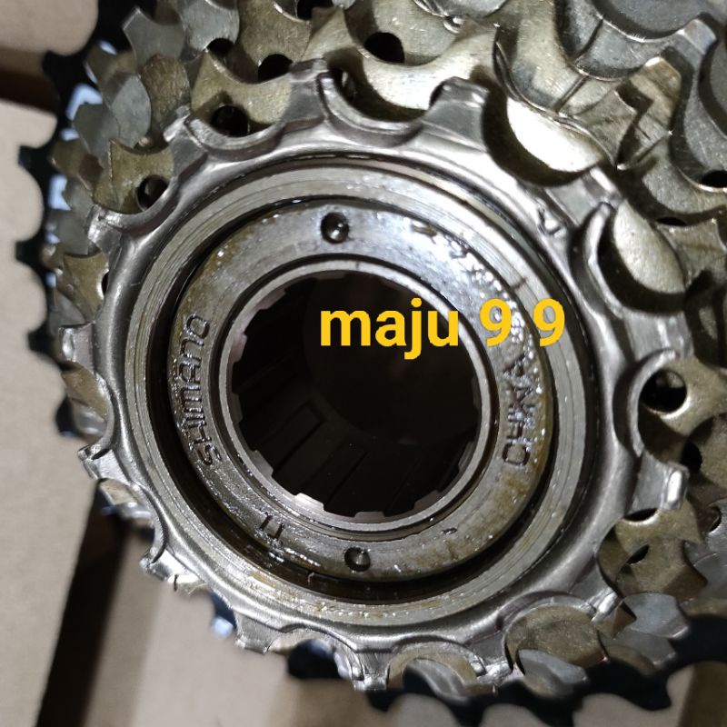 Sprocket Freewheel 7 Speed Shimano Tz500 Drat Ulir Friwil 14 - 28T Ori