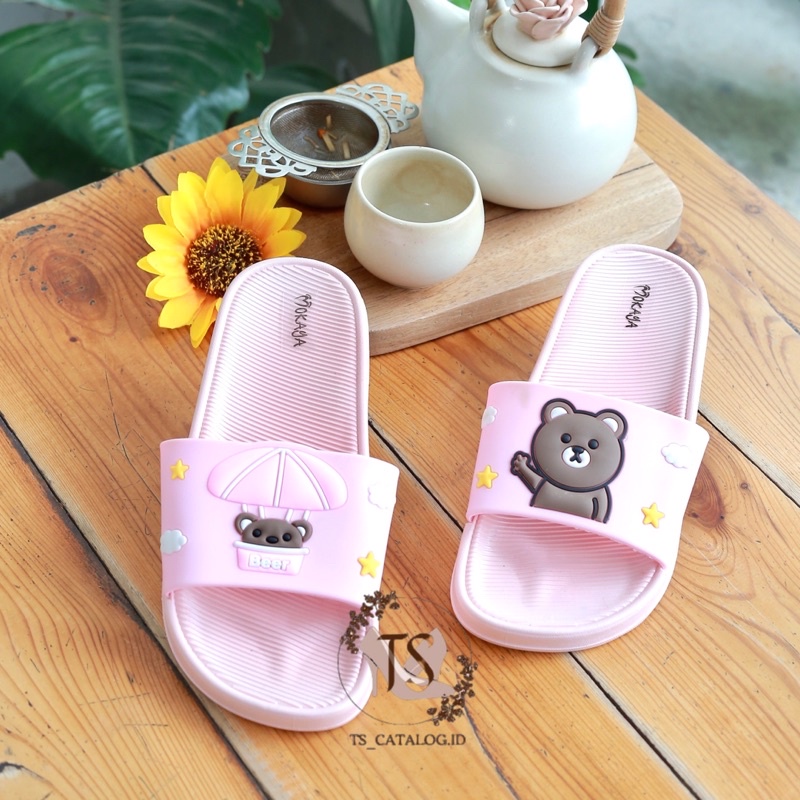 Sandal Slop Anak Bear Colourfull Best Seller Import Mokaya V202-D