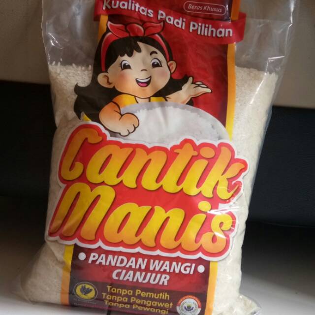 

Beras Cantik Manis Pandan Wangi Cianjur 5kg