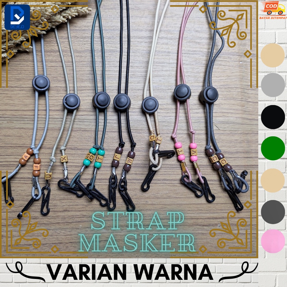 BEYE_ID - Konektor Masker Hijab Trending Tali Elastis Beserta Stopper Yang Otomatis