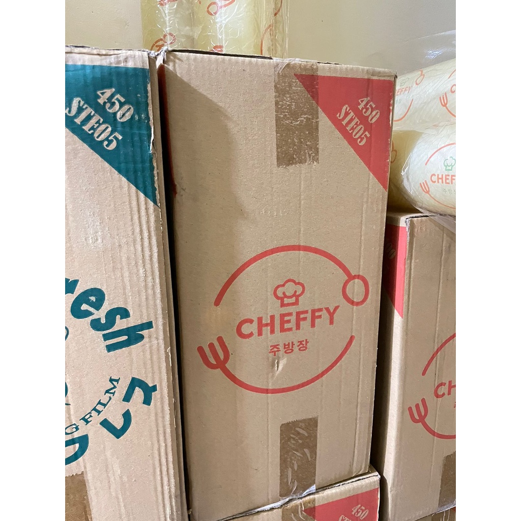 CHEFFY WRAPPING ROLL 25cm x 250 meter PLASTIK WRAP KEMASAN MAKANAN / CLING WRAP