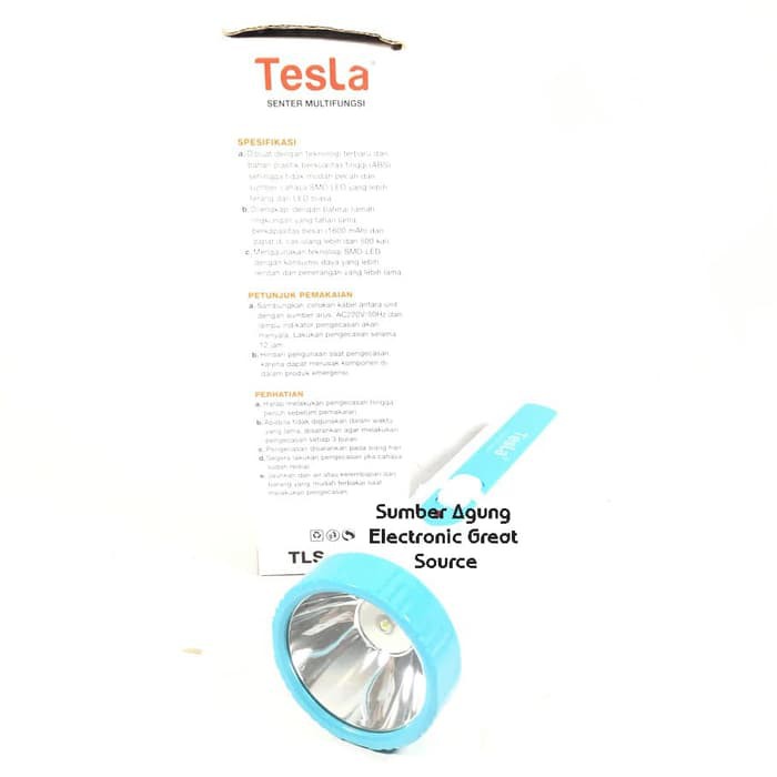 Senter Emergency Tesla TLS412T 412 MultiFungsi Super Terang 4W LED Lub