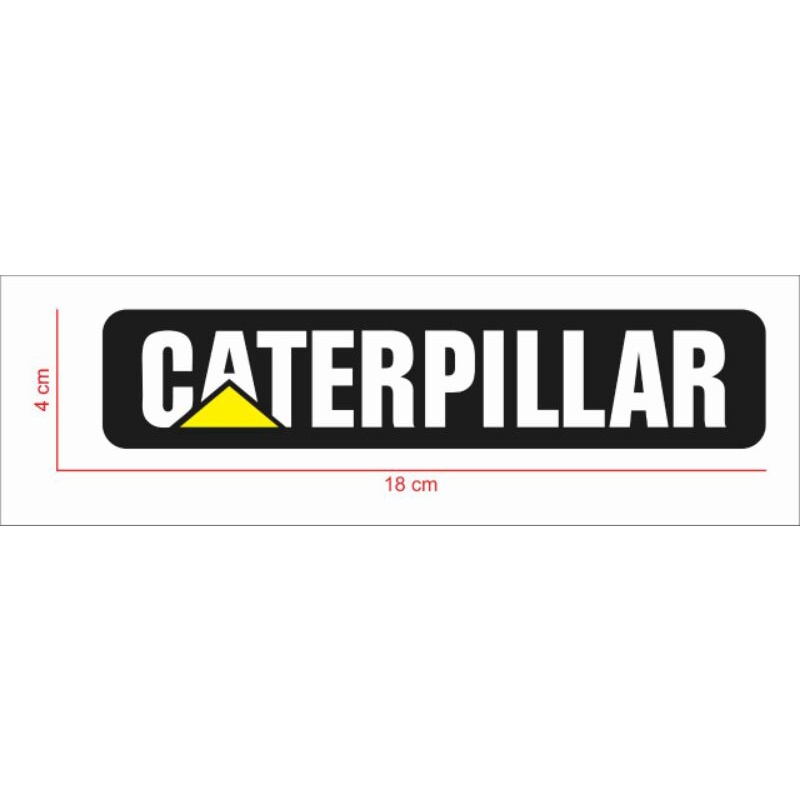 

Cutting Sticker Caterpillar CATERPILLAR Sticker Timbul Stiker Potong Alat Berat