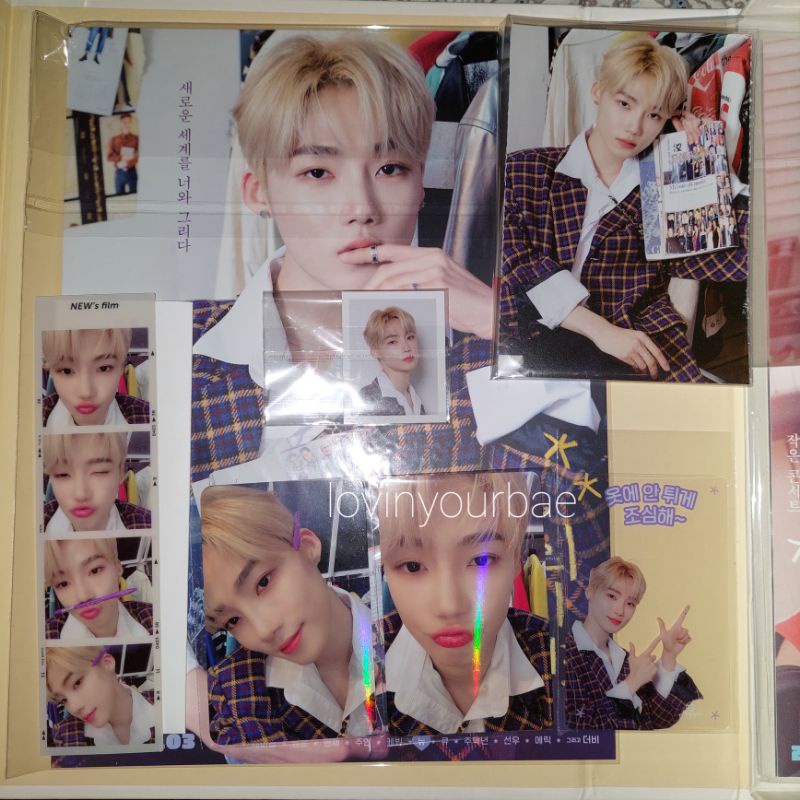 The boyz 3rd fankit New Chanhee set box only