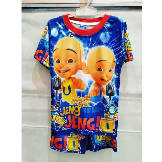 UPIN IPIN | 2,3,4 Tahun | Size 4,6,8 | Baju Anak Laki Laki Setelan Cowok
