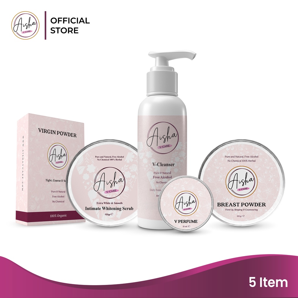 AISHAVCARE PAKET PREMIUM VIRGINITY CARE | PERAWATAN KEWANITAAN SESUAI SUNNAH