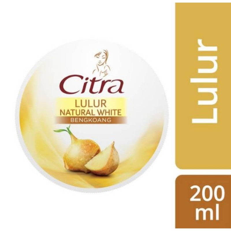 Citra Body scrub LULUR NATURAL WHITE(BENGKOANG) 200ML