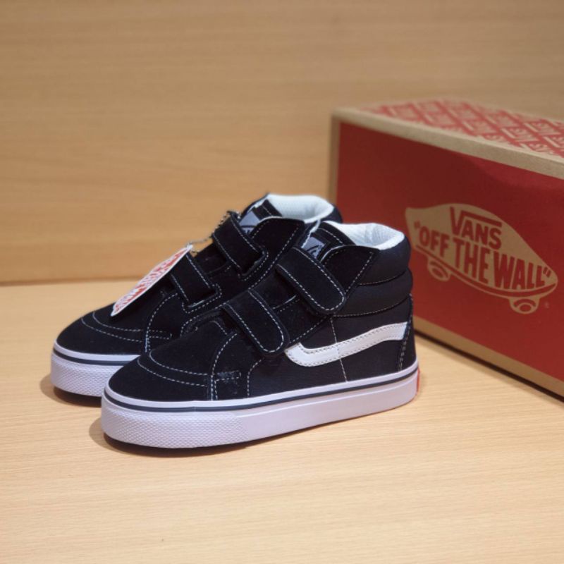 SEPATU ANAK VANS SK8 LAKI LAKI SEPATU SEKOLAH ANAK COWOK CEWEK SEPATU ANAK VANS HITAM SEKOLAH MURAH