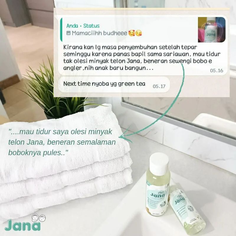 jana telon minyak telon bidara oil aromatic