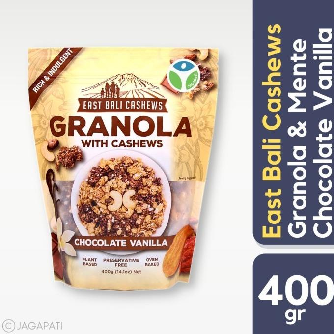 

East Bali Cashew Granola Chocolate Vanilla Cashew 400 gr